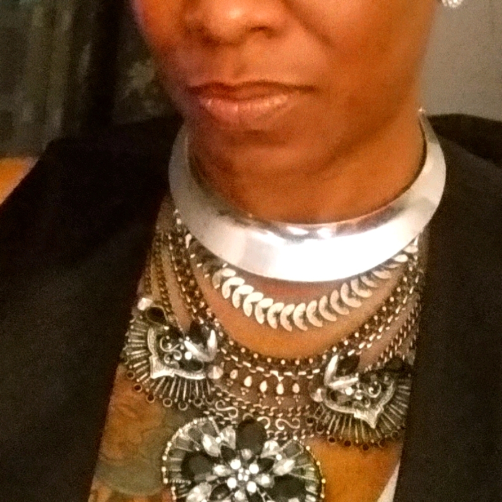 Junk necklace (2 piece)